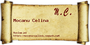 Mocanu Celina névjegykártya